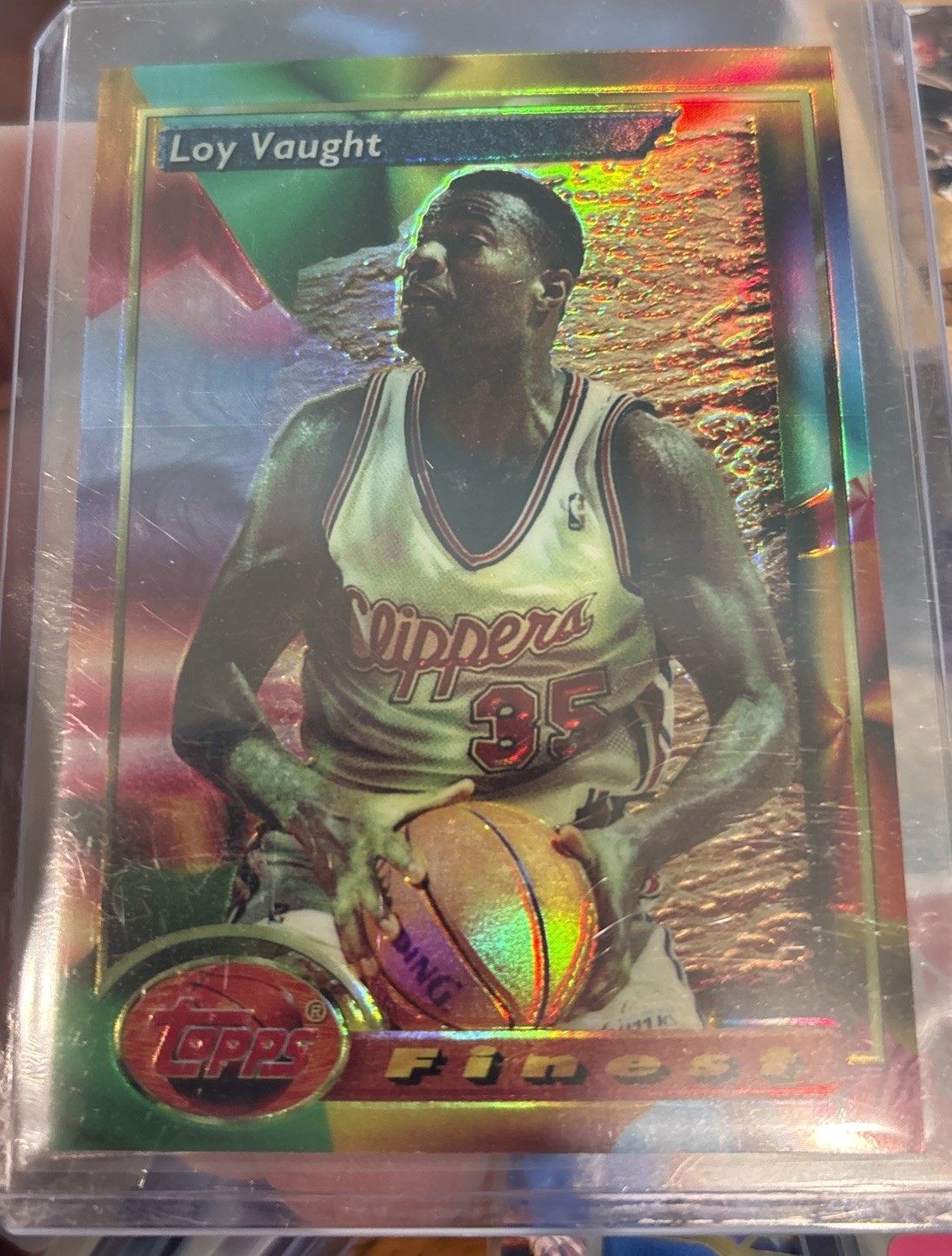 1993 FINEST REFRACTOR #86 LOY VAUGHT Sp Rare
