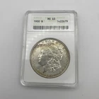 1900 MORGAN SILVER DOLLAR ANACS MS 63 OLD SOAPBOX HOLDER