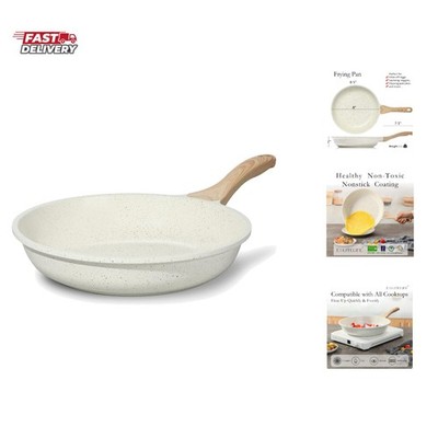 Nonstick Ceramic Frying Pan Skillet, Non-Toxic Egg Omelette Kitchen Cooking P...