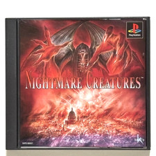 Jeu PS1 Nightmare Creatures – Édition PAL Française – Boîte, Notice Complète – Bon état