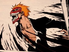 Anime bleach kurosaki ichigo manga Custom Gaming Mat Desk