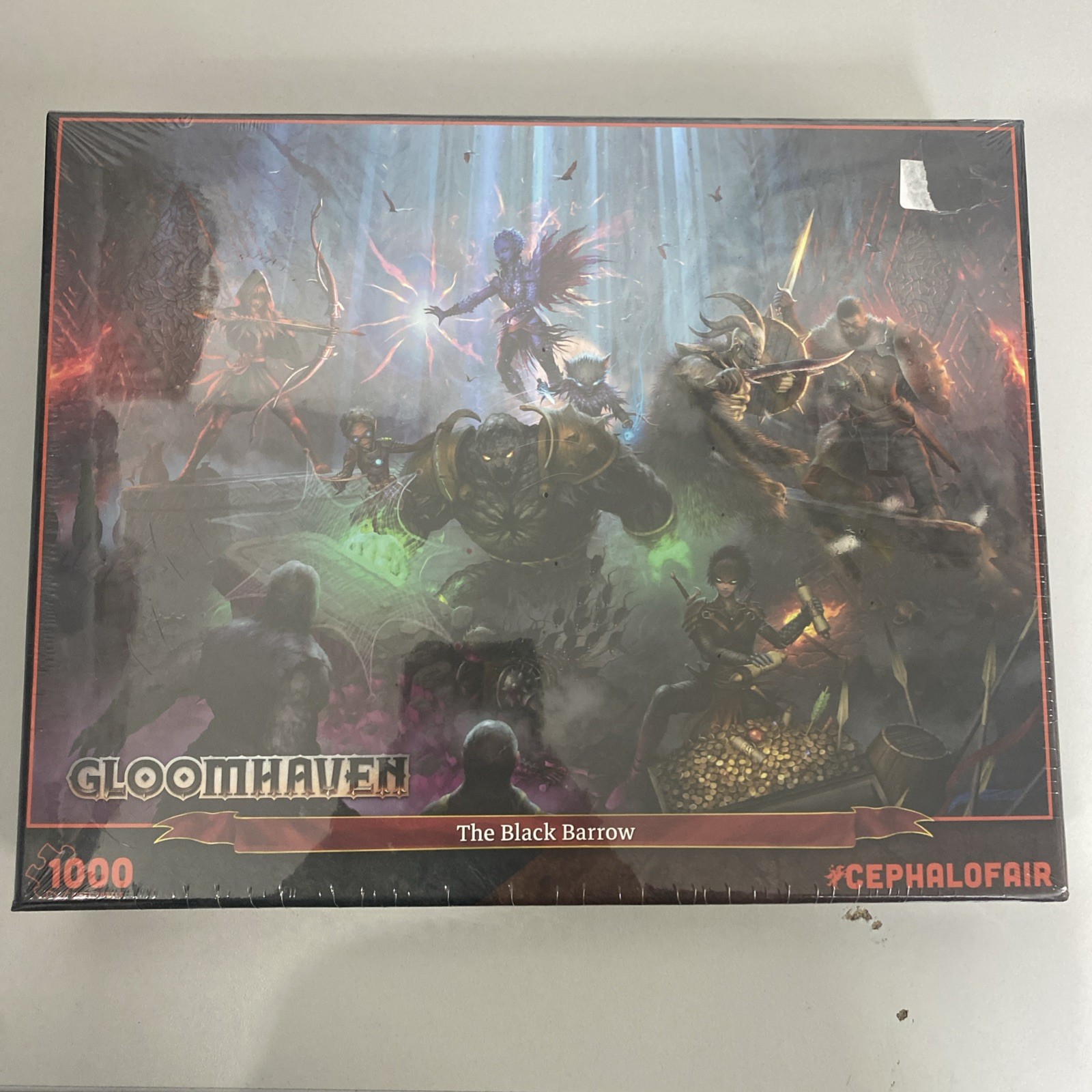 Gloomhaven The Black Barrow 1000 Piece Jigsaw Puzzle Fantasy BNIB Sealed (W)