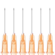 25 Gauge 1 Inch 25MM Needle Luer Lock for Industrial Lab Measuring, 25G-25MM 