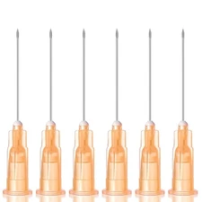 25 Gauge 1 Inch 25MM Needle Luer Lock for Industrial Lab Measuring, 25G-25MM 