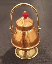 Vintage Miniature Doll House Copper Brass Container 1950's Japan