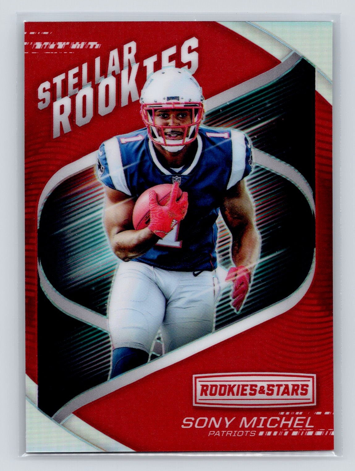 Sony Michel Panini Rookies & Stars Stellar Rookies #SR8 Red