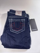 True Religion Women  s Halle Mid Rise Super Skinny Jeans Size: W10 Body Rinse NEW