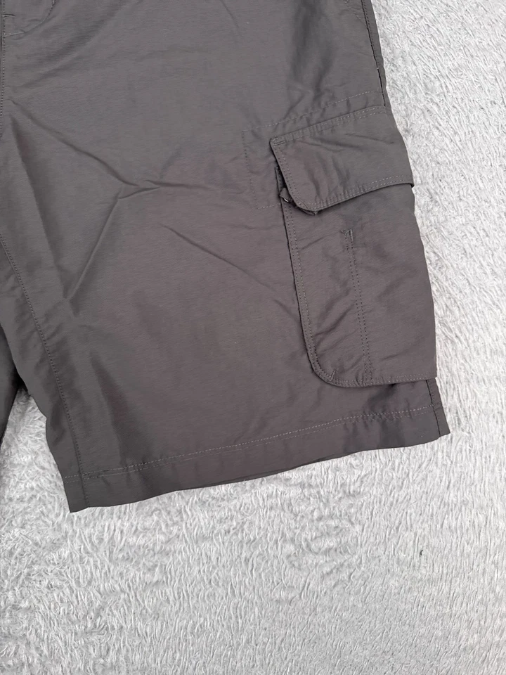 Pantalones Cortos REI Mujer 6 Gris Carga Tiro Medio 100% Nylon Senderismo Camping 28x10 Foto 2 de 4