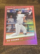2020 Donruss Holo Red Variations #259 Yu Chang Retro RC Rookie D4276*
