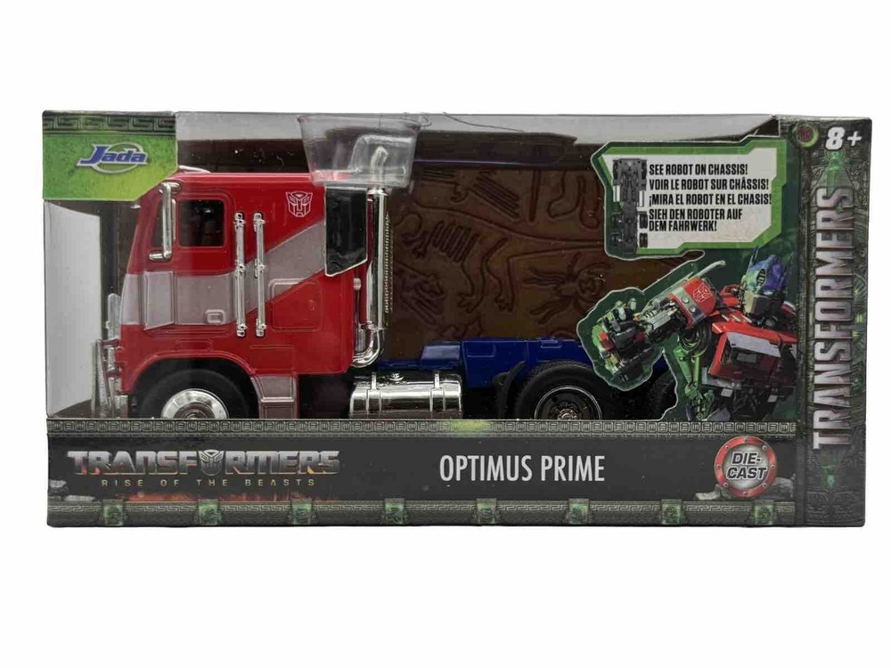 2024 Jada Toys Transformers Rise of the Beasts Optimus Prime 1:32 Scale Rare Collectible