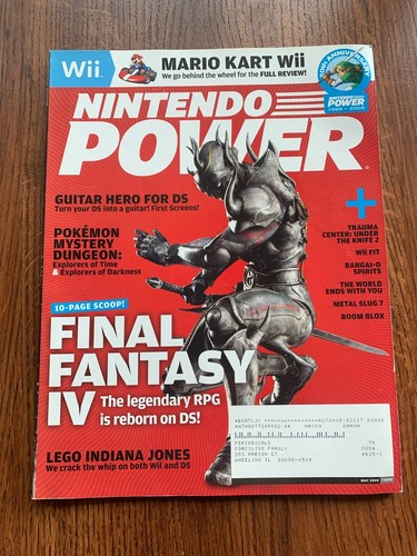 Nintendo Power Magazine Volume 228 May 2008 Final Fantasy IV DS RPG