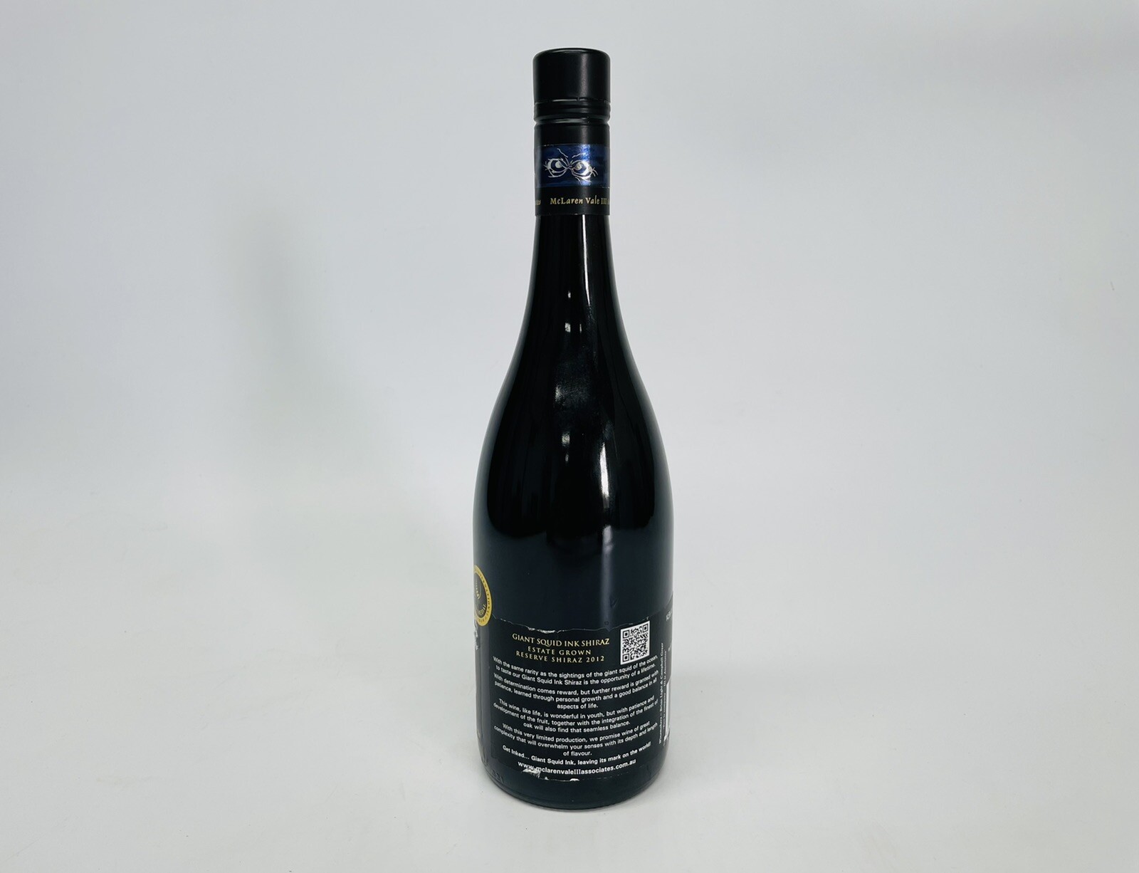 McLaren Vale III Associates Giant Squid Ink Shiraz Red Wine SA 2012
