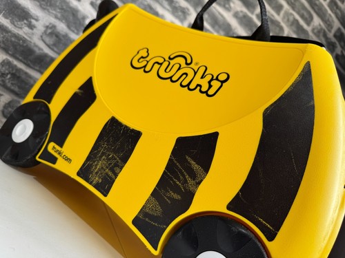 Trunki Kids' Ride-On Suitcase Yellow Hand Luggage Approved - Picture 4 of 12