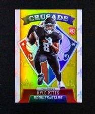 2021 Panini Rookies & Stars - Kyle Pitts - Rookie Crusade Gold Prizm SSP /10