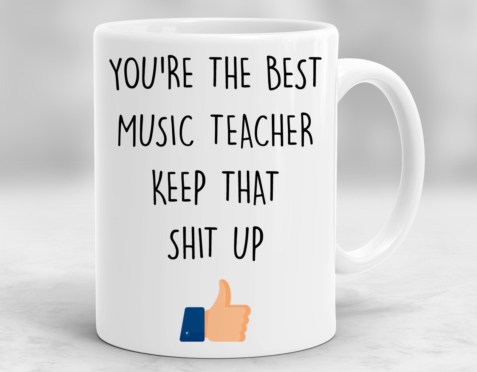 Funny Music Teacher Gift Ideas Music Teacher Thank You Music Teacher Coffee Cup