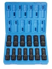 Grey Pneumatic 1313Umd 1/2" Drive 13 Piece Deep Length Metric Universal Set