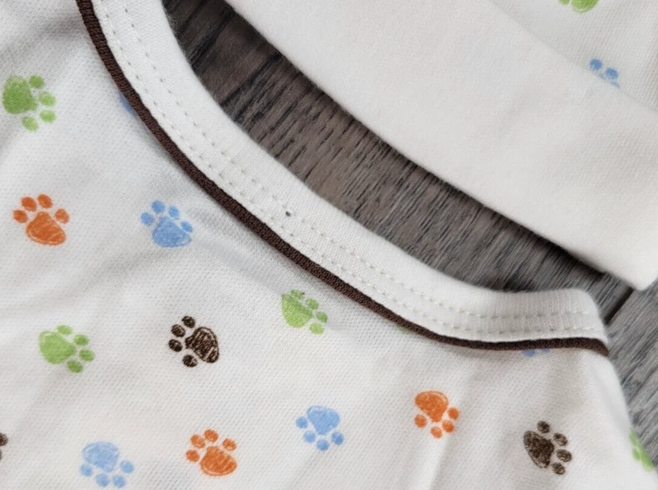 Baby Boy New Babies R Us Preemie 3pc Moose Gown Outfit w/Hat & Booties - Image 4 of 4