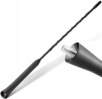 für VW AUDI OPEL MERCEDES ANTENNE ORIGINAL TRIPLEX DACHANTENNE STAB 16V M5 40CM