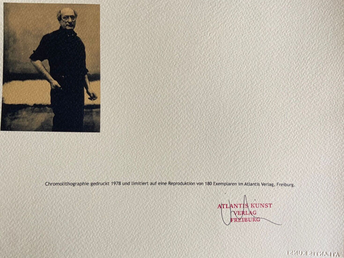 Mark rothko Lithograph COA Original Signed Op Numbered Pencil 180 Copies - Picture 9 of 10