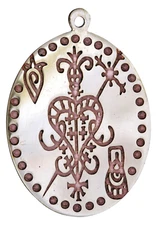 Voodoo Pendant Necklace Love Loa Erzulie Powerful Energy Sexual Love Talisman