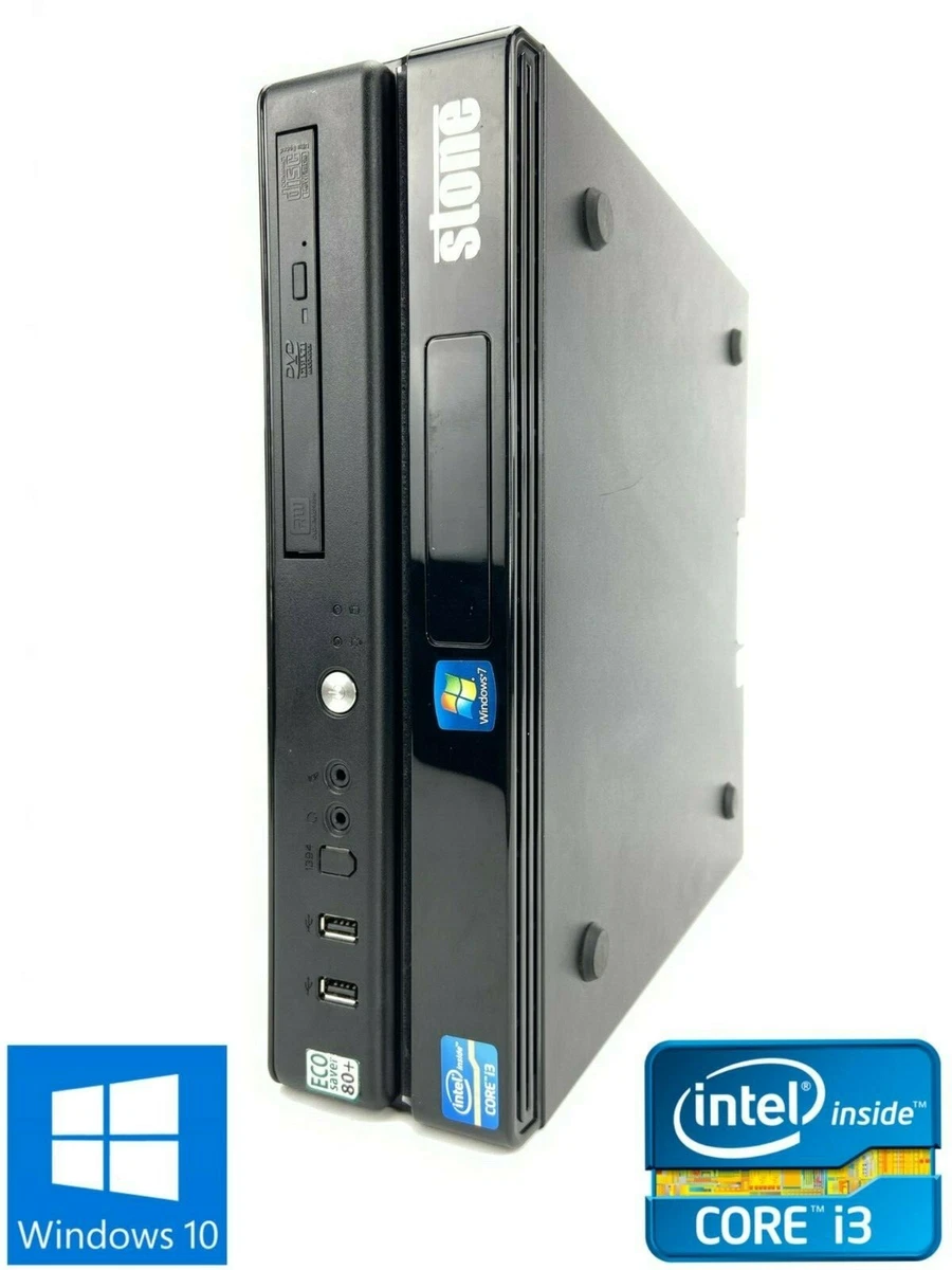 Stone Custom SFF 320GB HDD Intel Core i3 2120 8GB RAM Win 10 Pro