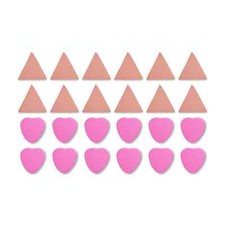 Seasonal 24 Piece Makeup Sponge Set Wet  Dry Use