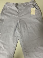    A New Day Women's High-Rise Straight Leg Ankle Pants Size 10 Light Purple  