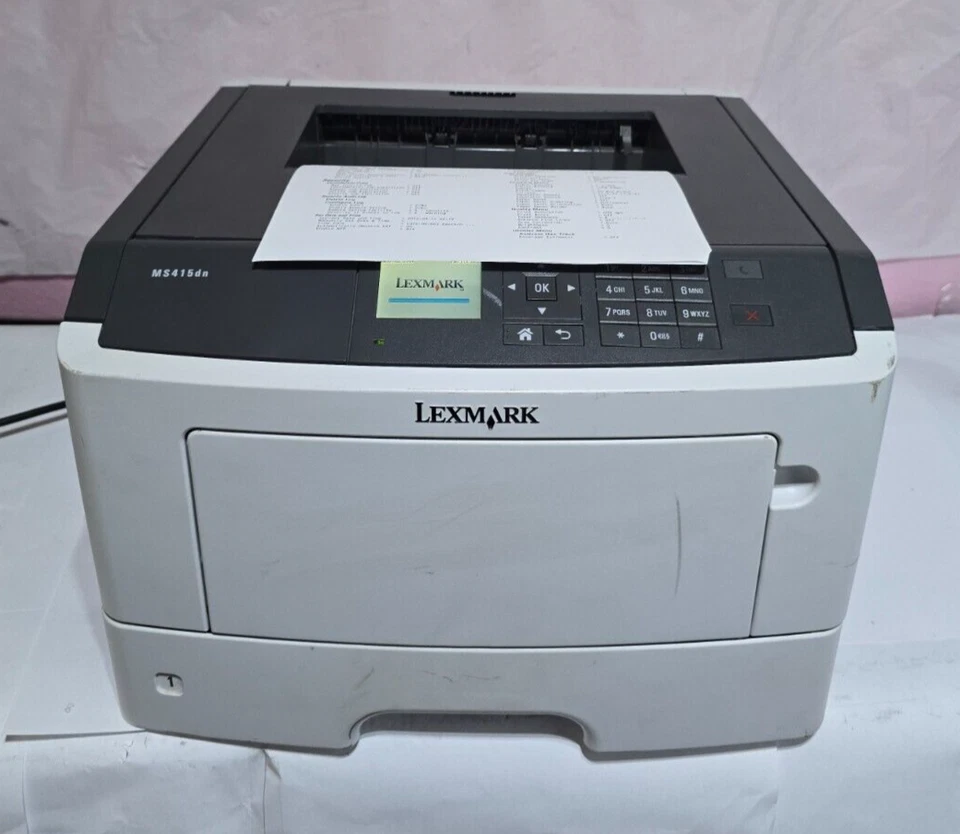 LEXMARK MS415 Printer - Lexmark 35S0260 | No Toner - Power Cable - Image 4 of 4