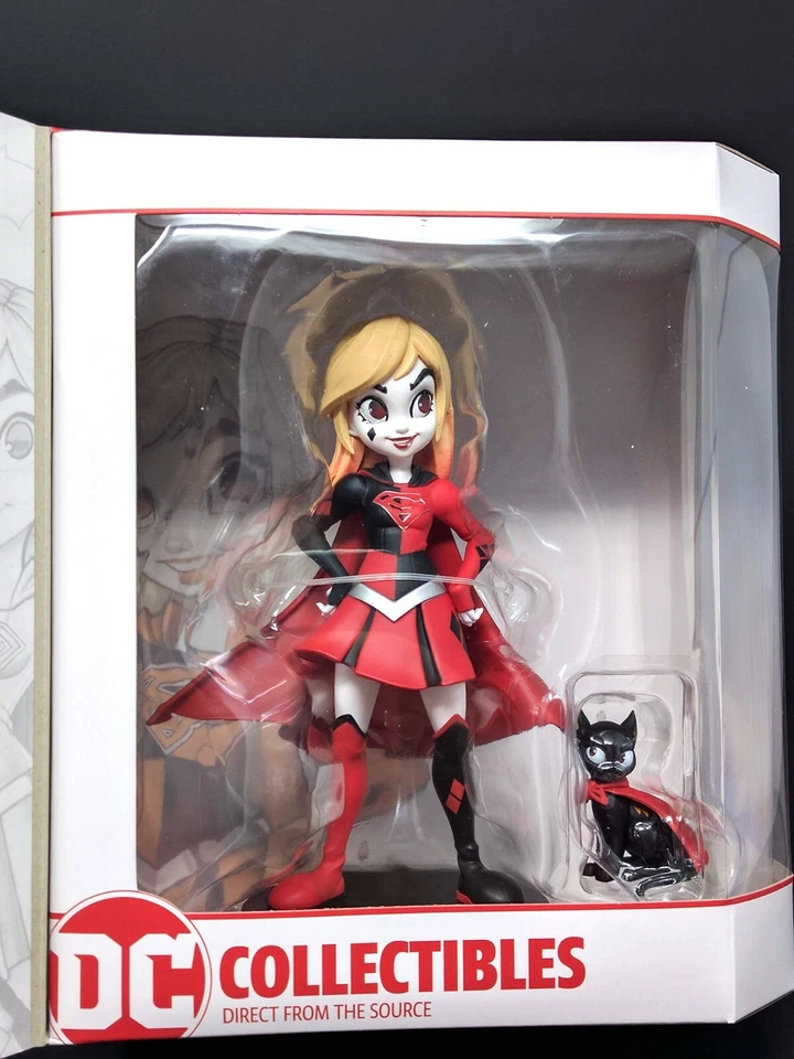 DC Collectibles Artista Callejón Chrissie Zullo Supergirl Estatua Equipo Harley Quinn Foto 3 de 3