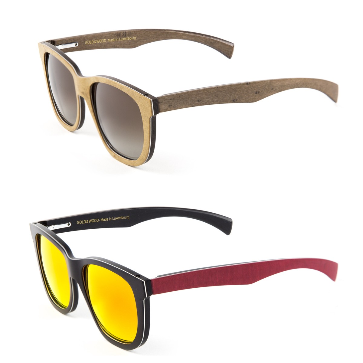 Alibaba Cheap Wood Sunglasses Gold Wood Men's Toliman