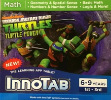 VTech Innotab MATH Teenage Mutant Ninja Turtles Learning Game Brand New & Sealed