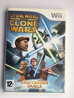Star Wars - The Clone Wars - Lightsaber Duels: Nintendo Wii (with manual) - Image 1 of 4