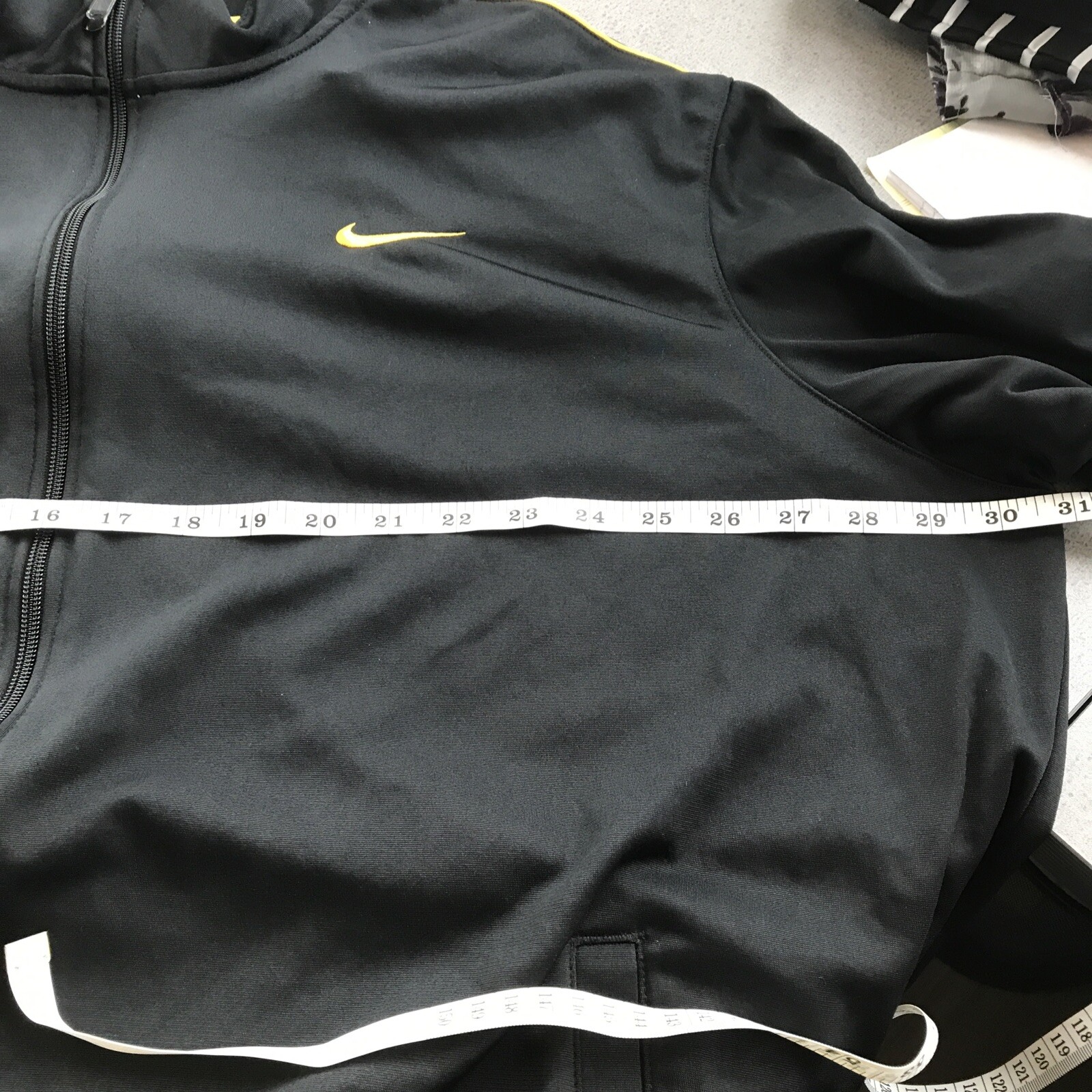 SACAI X NIKE NIKE DRI FIT UP TRACT JACKET NERO FINTO COLLETTO TAGLIA XXL_6311