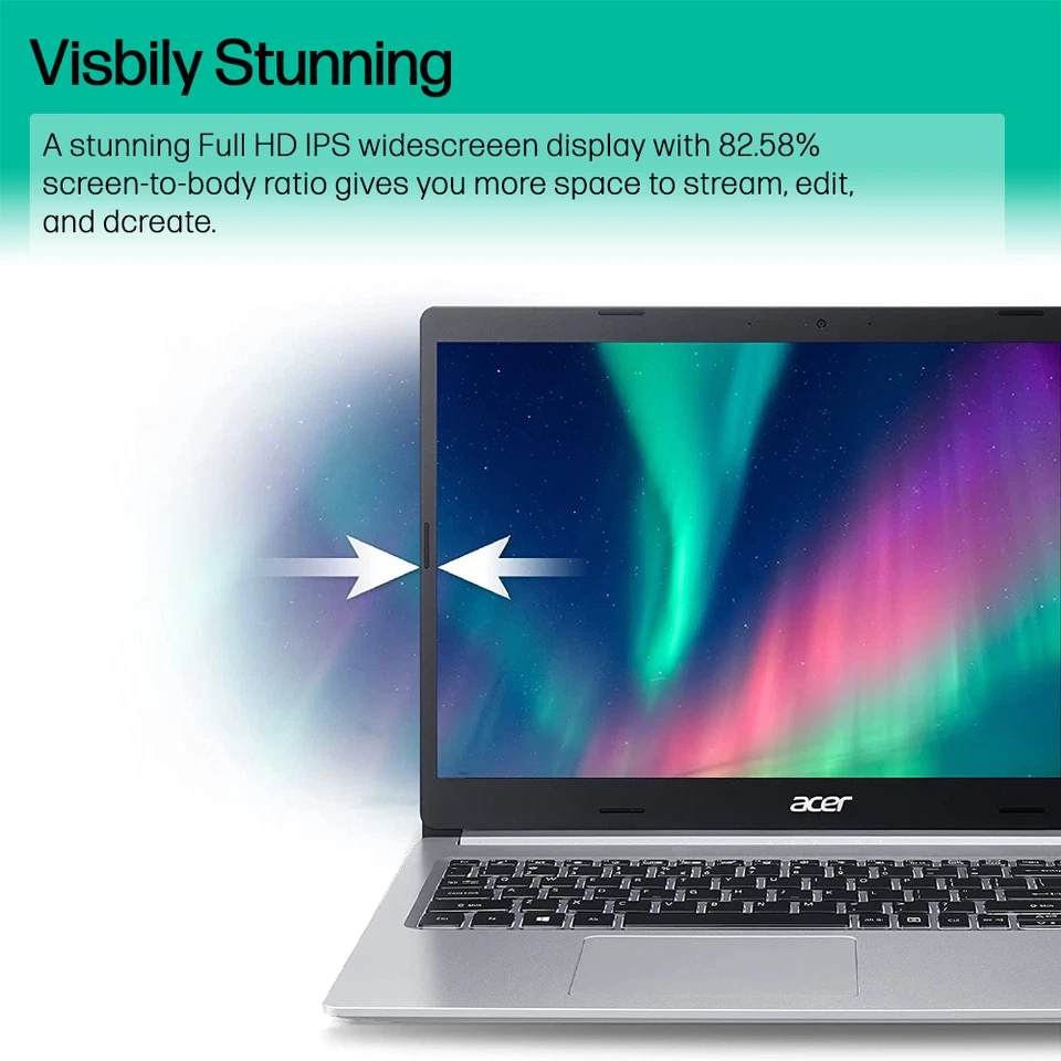 Portátil Acer Aspire 2024 14", 4 núcleos Intel i5, hasta 36 GB RAM 2 TB SSD, Win 11 Pro Foto 4 de 4