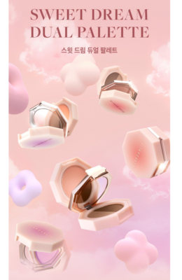 DEAR DAHLIA Sweet Dream Dual Palette 5 Colors 4g 2025 S/S New K