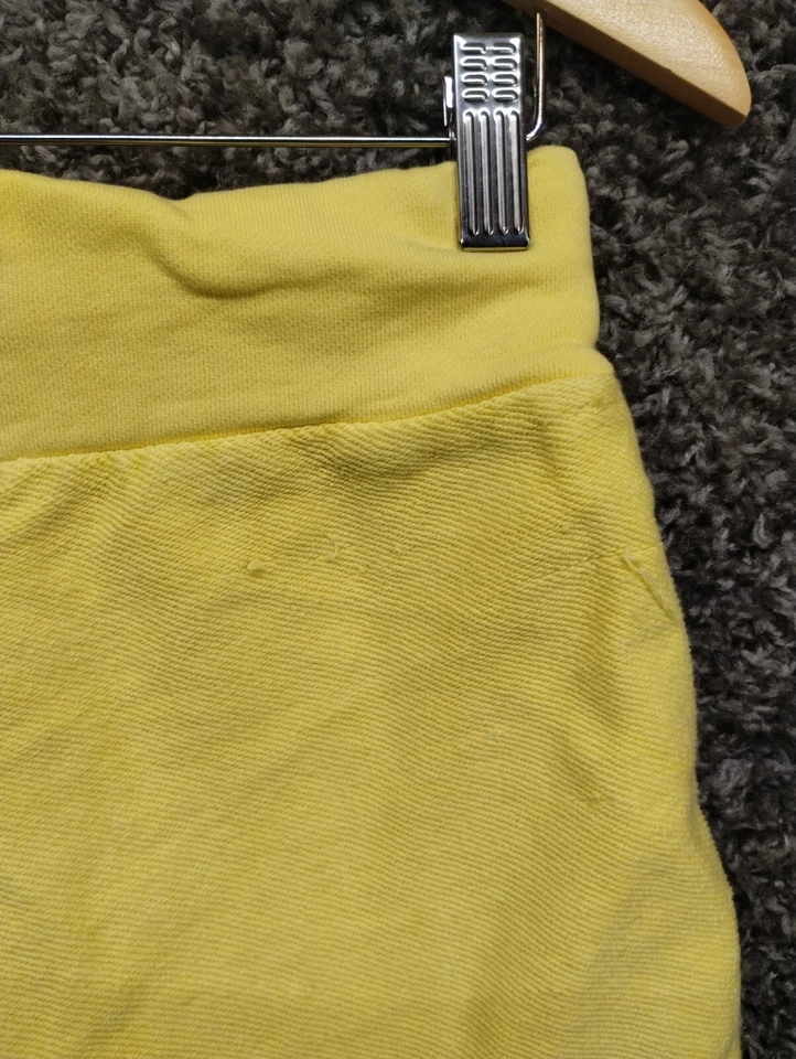 Pantalones Cortos Mujer GUESS Medianos Amarillos 2 Tonos Cordón Playa Informales Foto 3 de 4