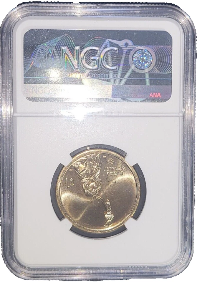🇺🇸 2019-D NGC MS-66 PENNSYLVANIA AMERICAN INNOVATION DOLLAR Polio Vaccine - Image 2 of 3