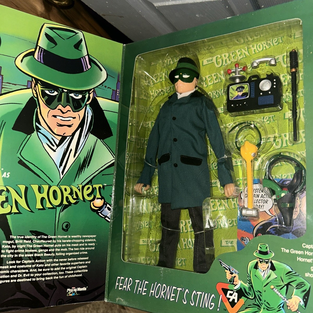 Captain Action Green Hornet Figure Vintage KB Toys Exclusive 1998
