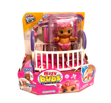 Little Live Bizzy Bubs Babies Bouncing Baby Girl Doll Gracie with Crib 28475 NEW