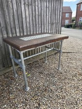 75mm Solid Oak Industrial Contemporary Outdoor Side/Bar Table High Top Cover