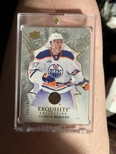 2016-17 Black Diamond Exquisite Connor Mcdavid Mint In A Case. 