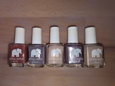 Ella + Mila Nail Polish - Bubbly/Forever Mine/Entice/Mauve/Wanderer - Pick B2G2!