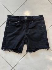 American Eagle Outfitters Next Level Stretch Black Cut Off Shorts Size 00