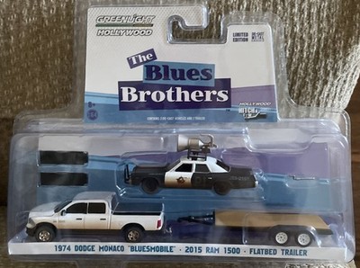 Blues Brothers Dodge Monaco 2015 Ram & trailer 1-64 Scale new blister ltd ed 
