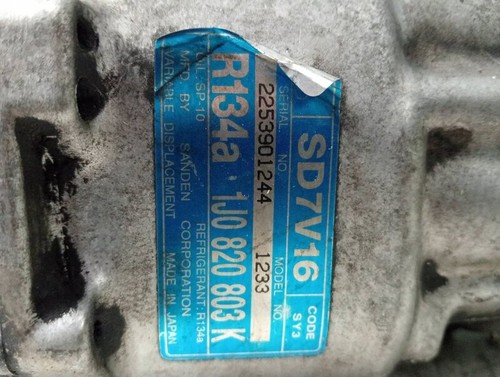 1J0820803K klimakompressor VOLKSWAGEN GOLF IV BERLINA 1J1 ADVANCE 2002 110365