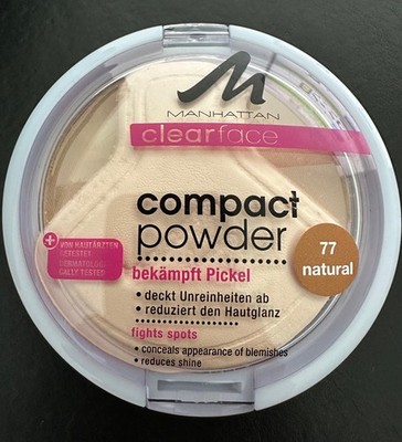 Manhattan CF Compact Powder 77 Natural MakeUp Puder **NEU** und **OVP**