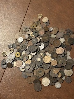 INCREDIBLE 3 Pound Lot Of Old World Coins ALL COINS BEFORE 1900 With Silver!