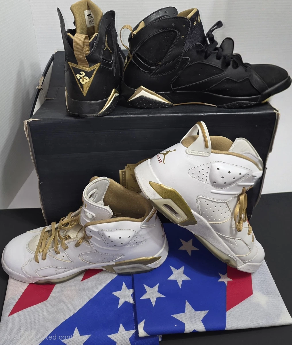 未使用 NIKE AIR JORDAN GOLDEN MOMENT PACK Jordan 7/6 Retro Golden Moments Pack for Sale | Authenticity