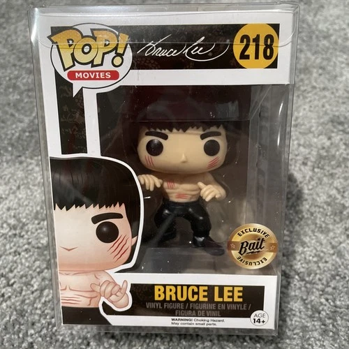Funko Pop! :Movies - Bruce Lee #218 Bait Exclusive w/protector