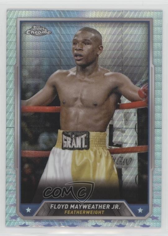 2024 Topps Chrome Prism Refractor Floyd Mayweather Jr #33 0yd6